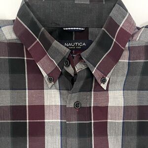 NAUTICA Slim fit Wrinkle Resistant mens long sleeve shirt